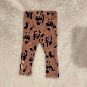 L'ovedbaby pink Panda Print Leggings